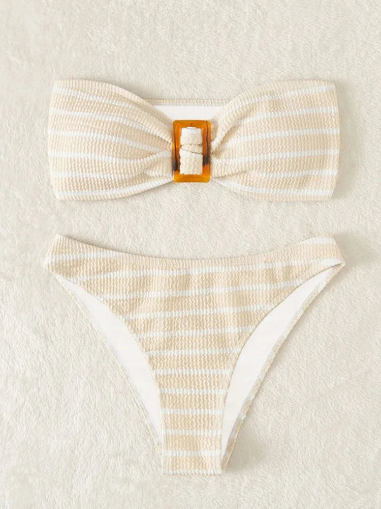 Bandeau bikini set