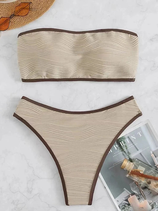 Bandeau bikini set