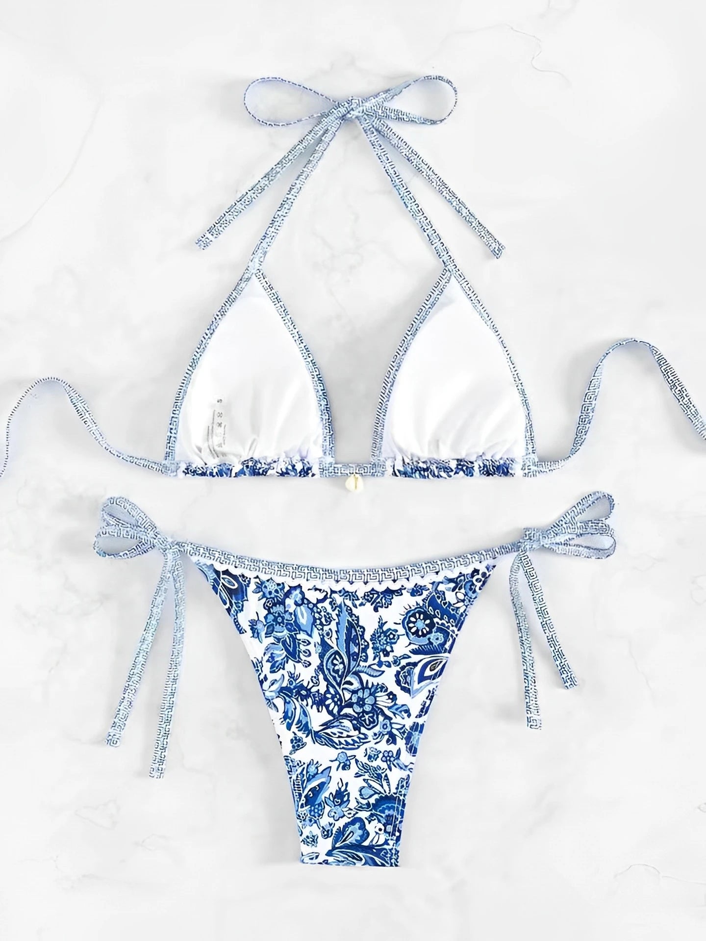 Triangle bikini set